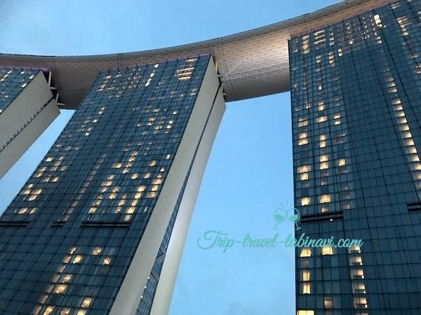 シンガポール マリーナベイサンズホテル 部屋 景色　