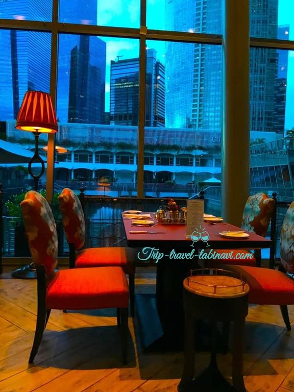 シンガポール　フラトンベイ ホテル 朝食 La Brasserie レビュー Fullerton Bay Hotel