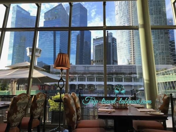 シンガポール　フラトンベイ ホテル 朝食 La Brasserie レビュー Fullerton Bay Hotel